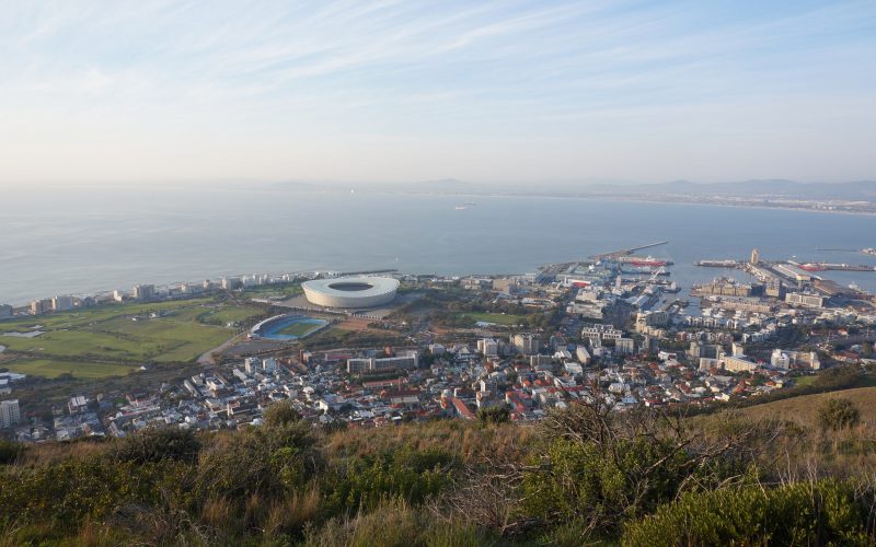 Cape town, signal hill, afrique du sud