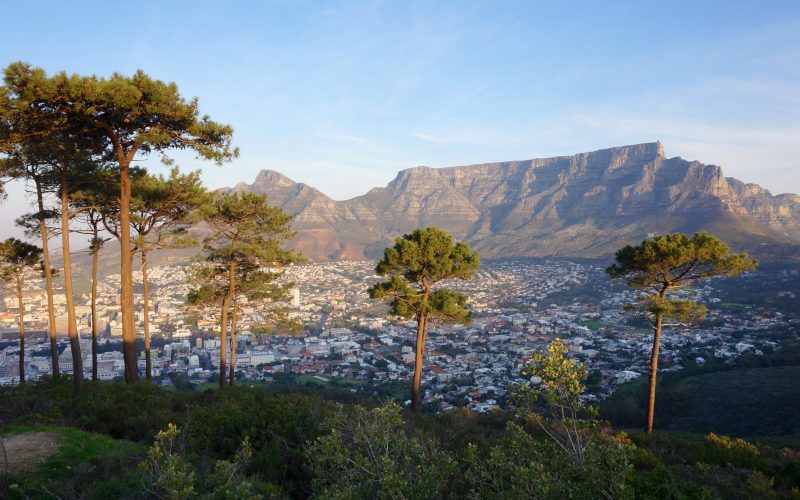 Cape town, signal hill, afrique du sud