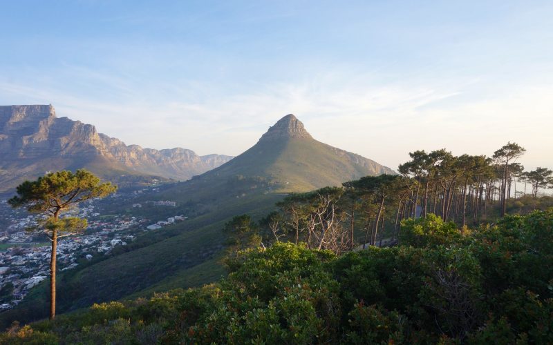 Cape town, signal hill, afrique du sud