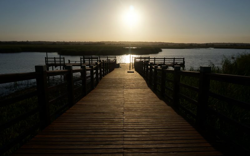 coucher de soleil, ste lucia, afrique du sud