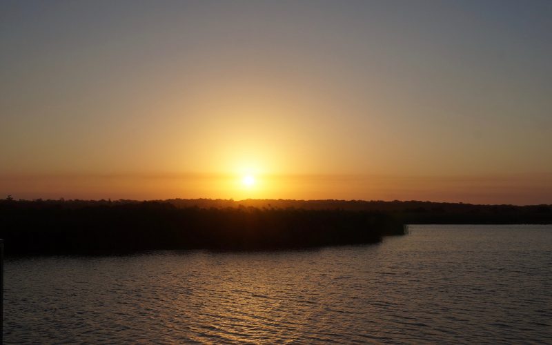 coucher de soleil, ste lucia, afrique du sud