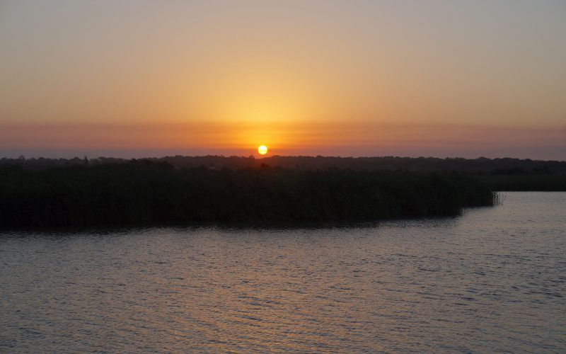 coucher de soleil, ste lucia, afrique du sud