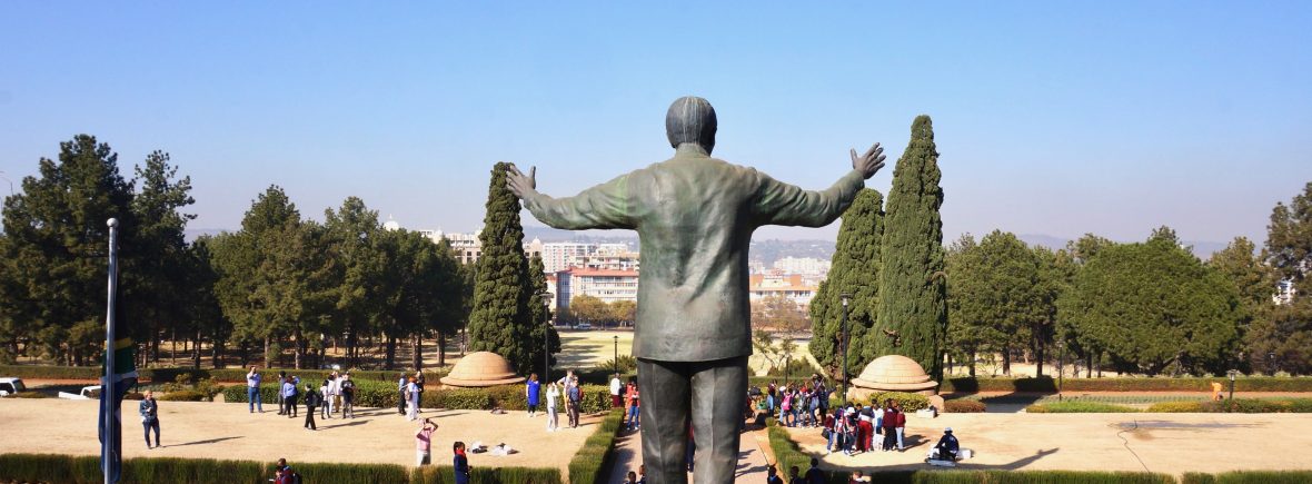 statue de nelson mandela, pretoria, union buildings, afrique du sud