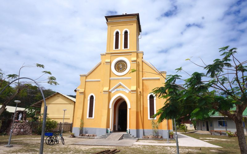 Eglise Notre Dame de l'Assomption, la Digue, Seychelles