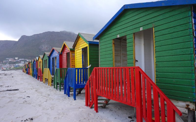 Muizenberg beach, Cape Town, Afrique du Sud