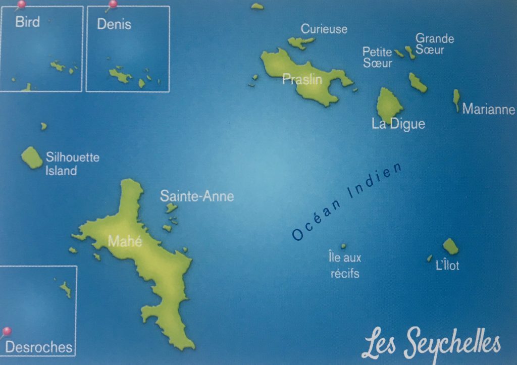 plan des Seychelles
