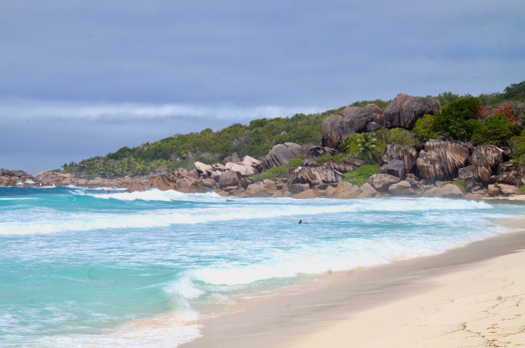 grand anse, la digue, seychelles