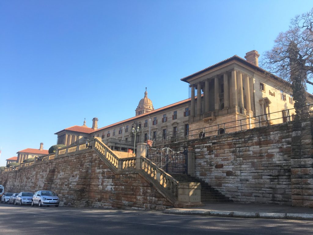 pretoria, union buildings, afrique du sud