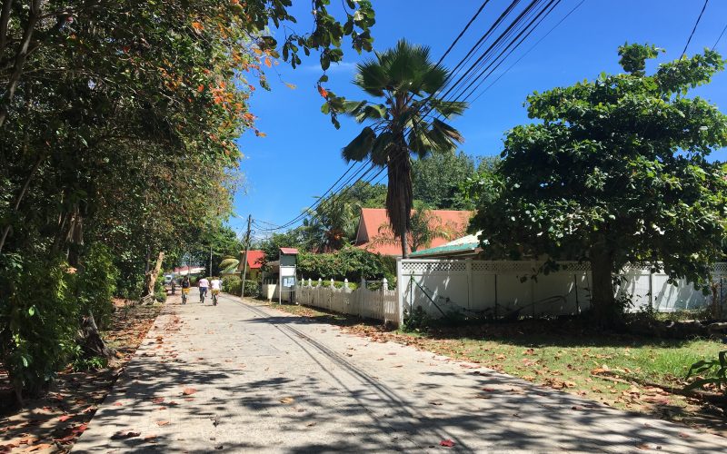 village, la digue, seychelles