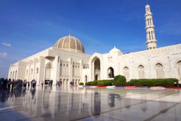mosquée du sultan qaboos, mascate, oman