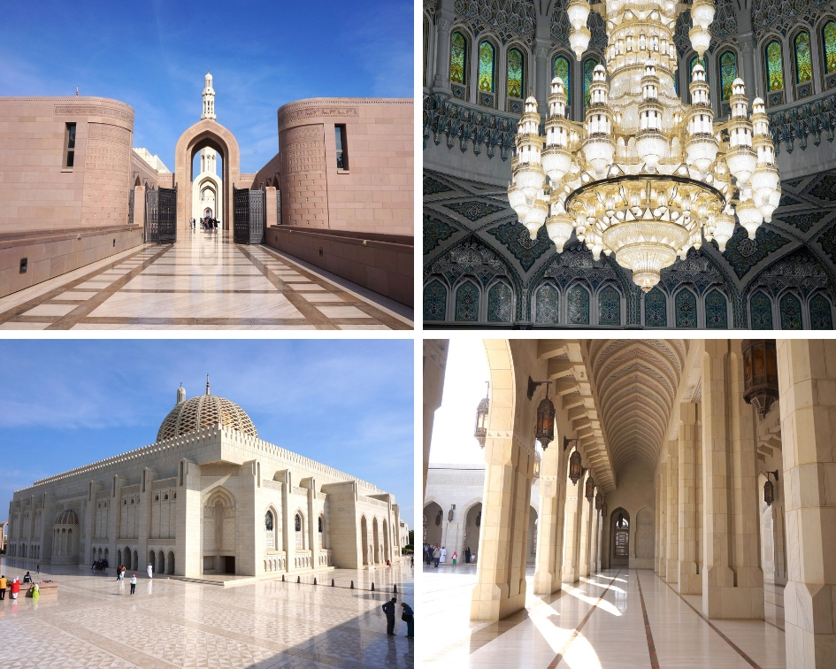 mosquée du sultan qaboos, mascate, oman
