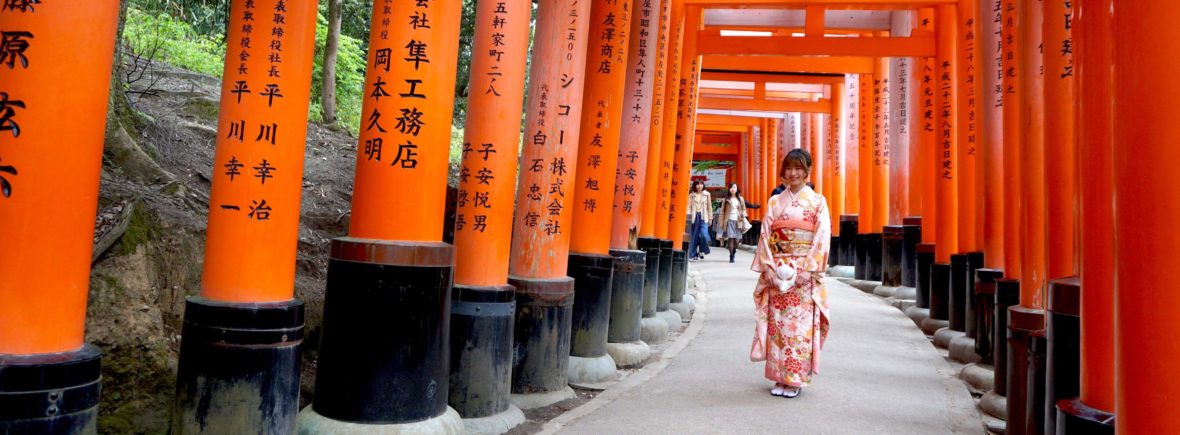 kyoto, fushimi-inari, japon