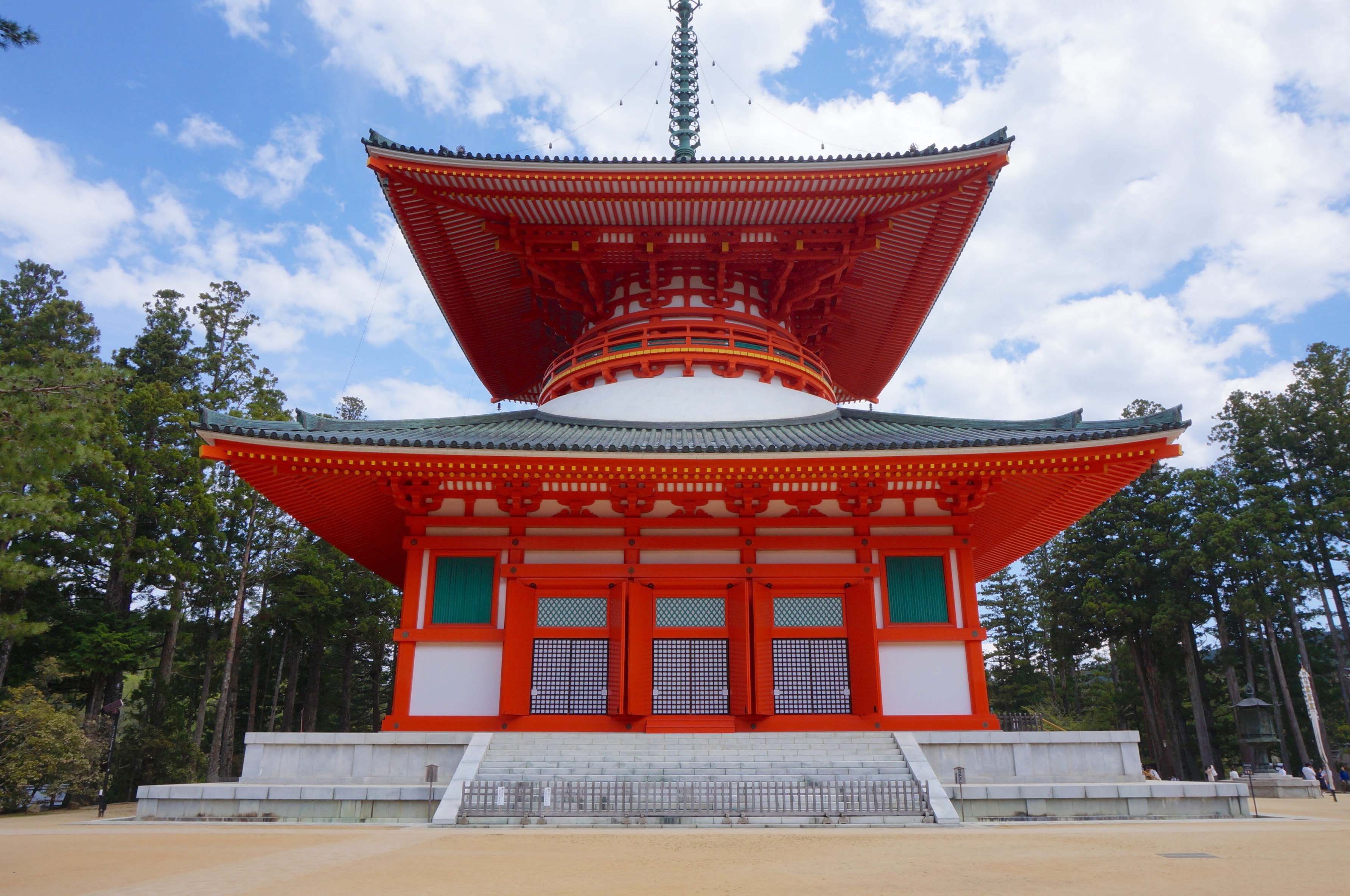 daitô, grande pagode, koyasan, japon