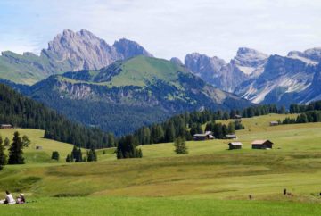 dolomites, Alpe de Siusi, italie