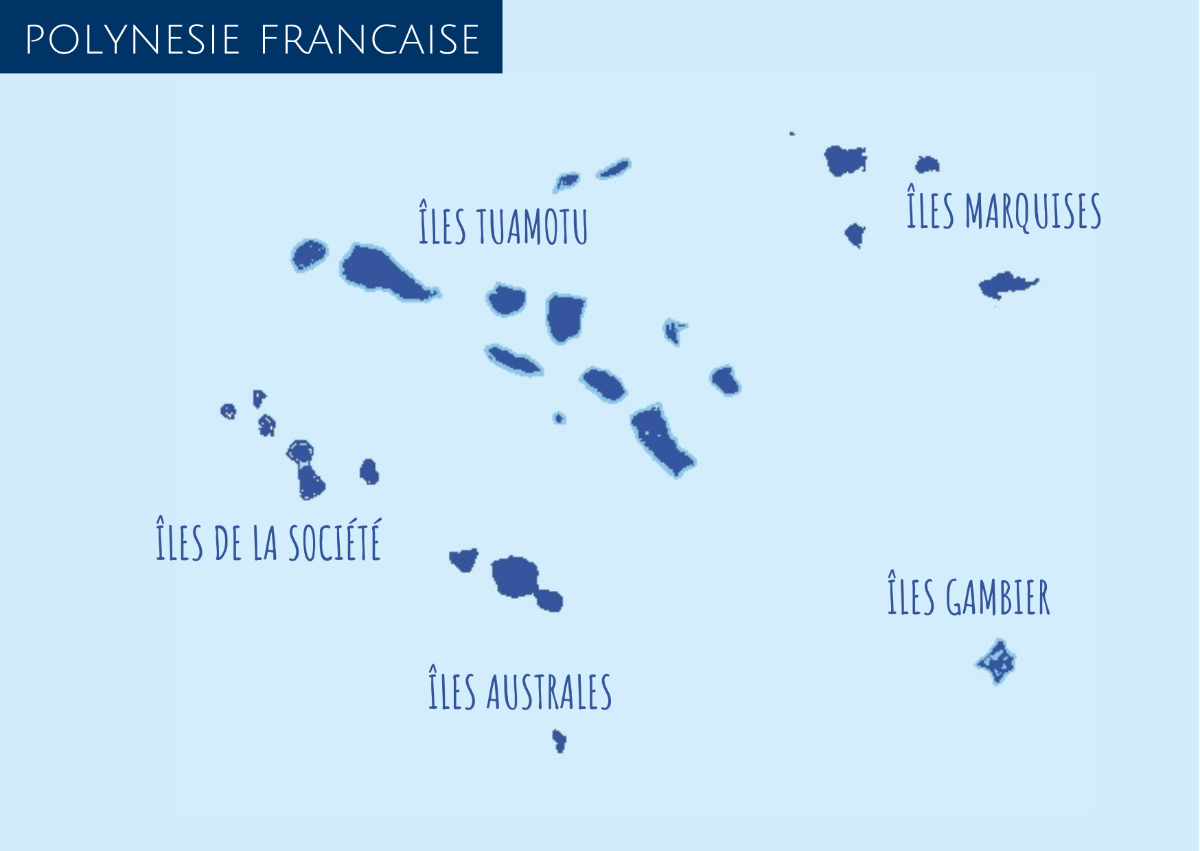 Carte polynésie française