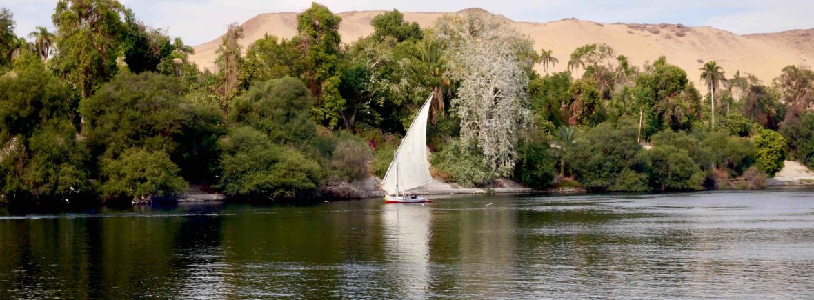 Balade en felouque le long du nil, egypte