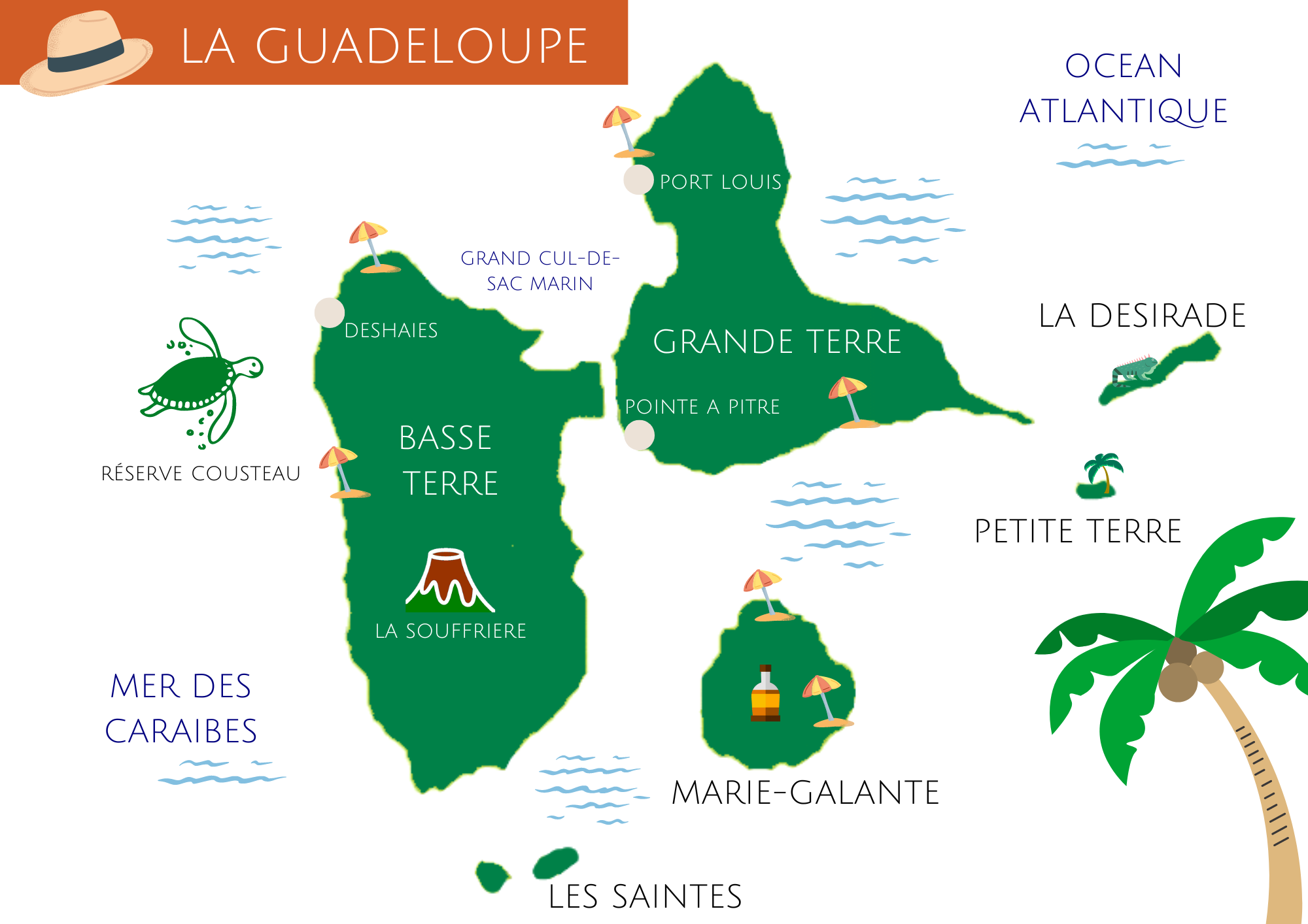 carte guadeloupe