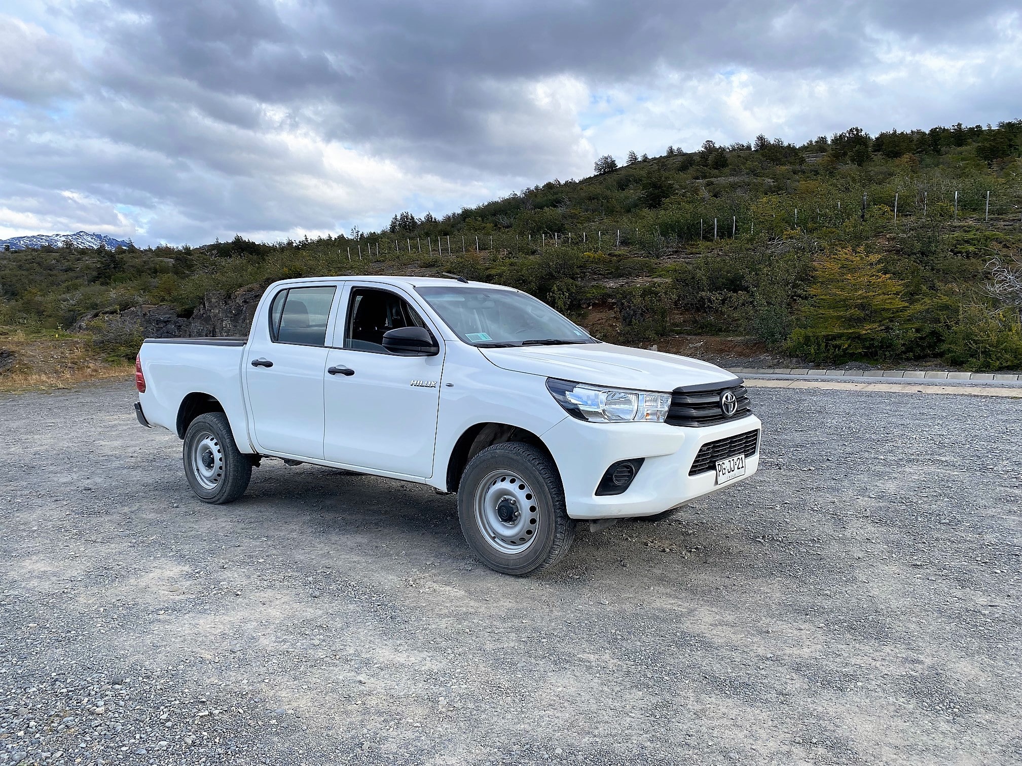 location de voiture, parc torres del paine, chili