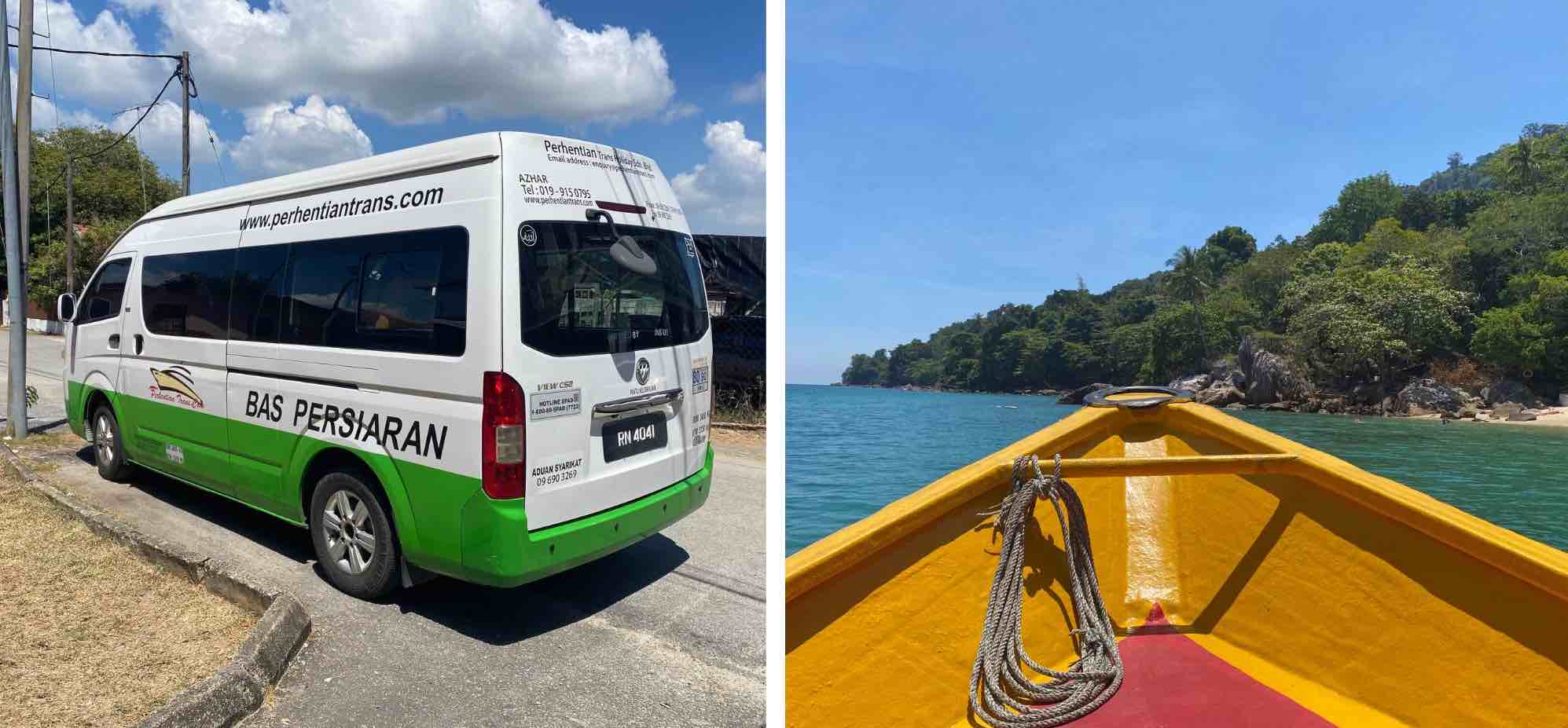 rejoindre les iles perhentian, malaisie