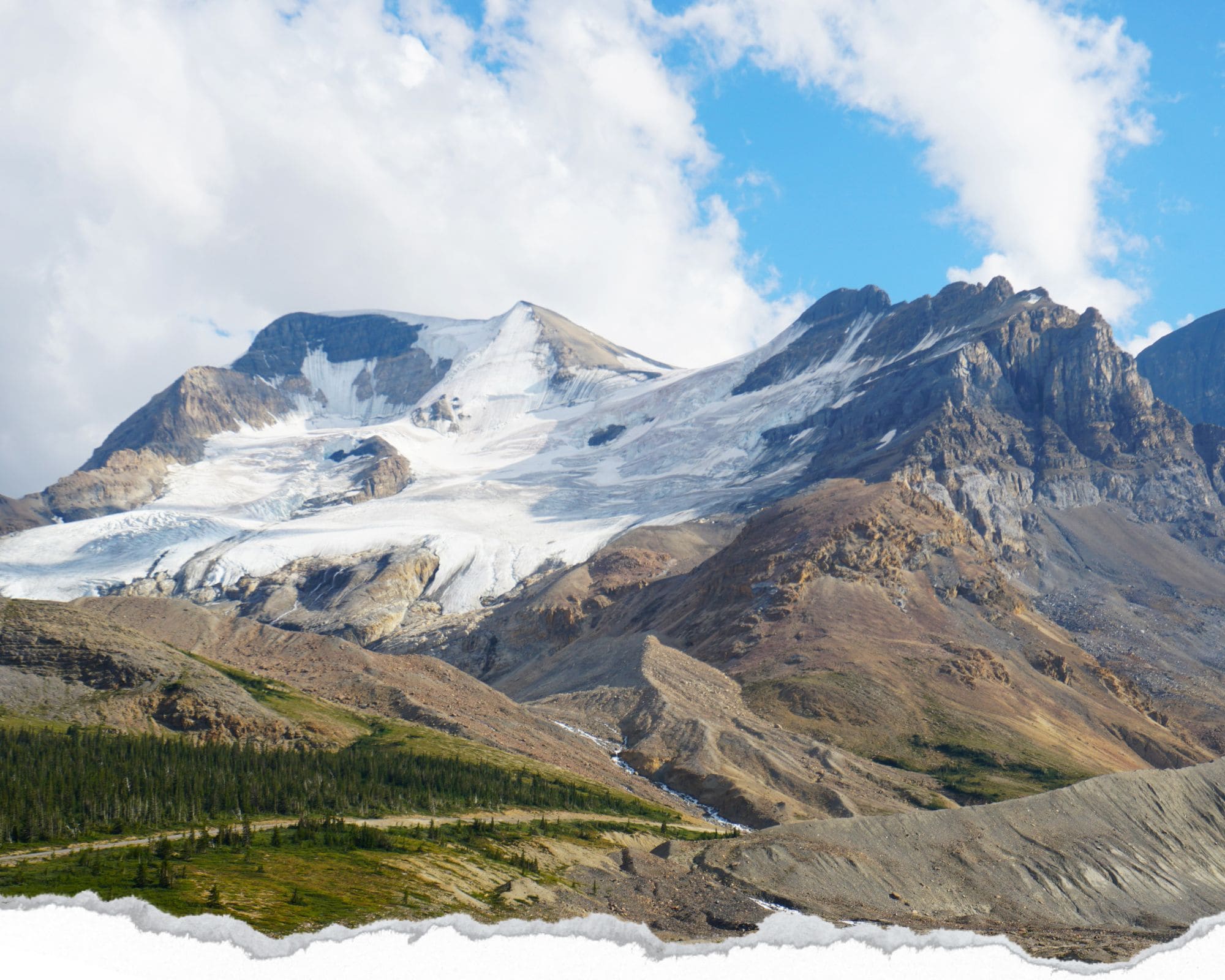 glacier Athabasca, icefields parkway, parc national des glaciers, canada, ouest canadien, voyage, icefield road