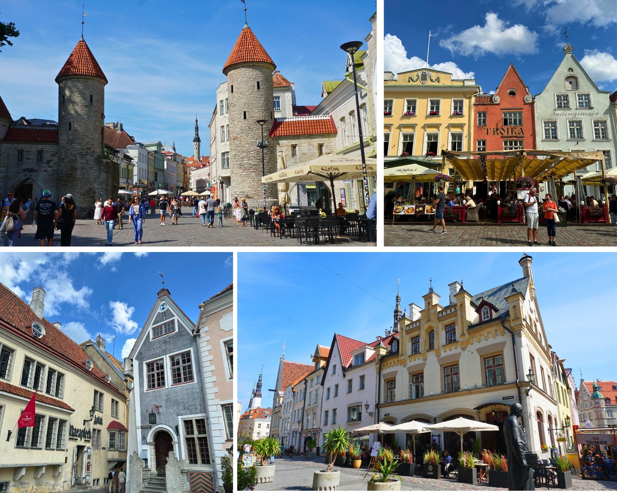 Tallinn, estonie, vieille ville, Vanalinn