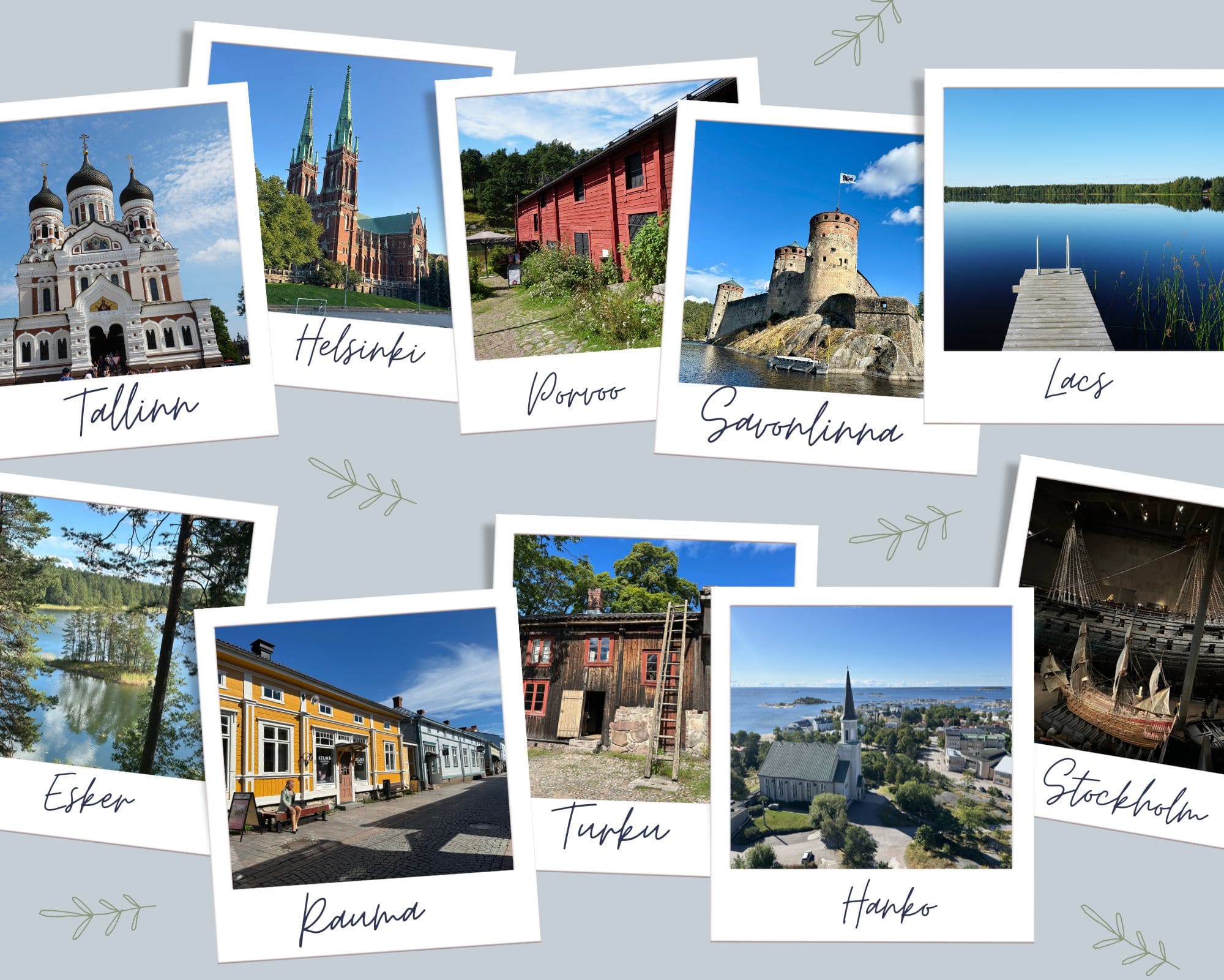 carte choses à voir finlande