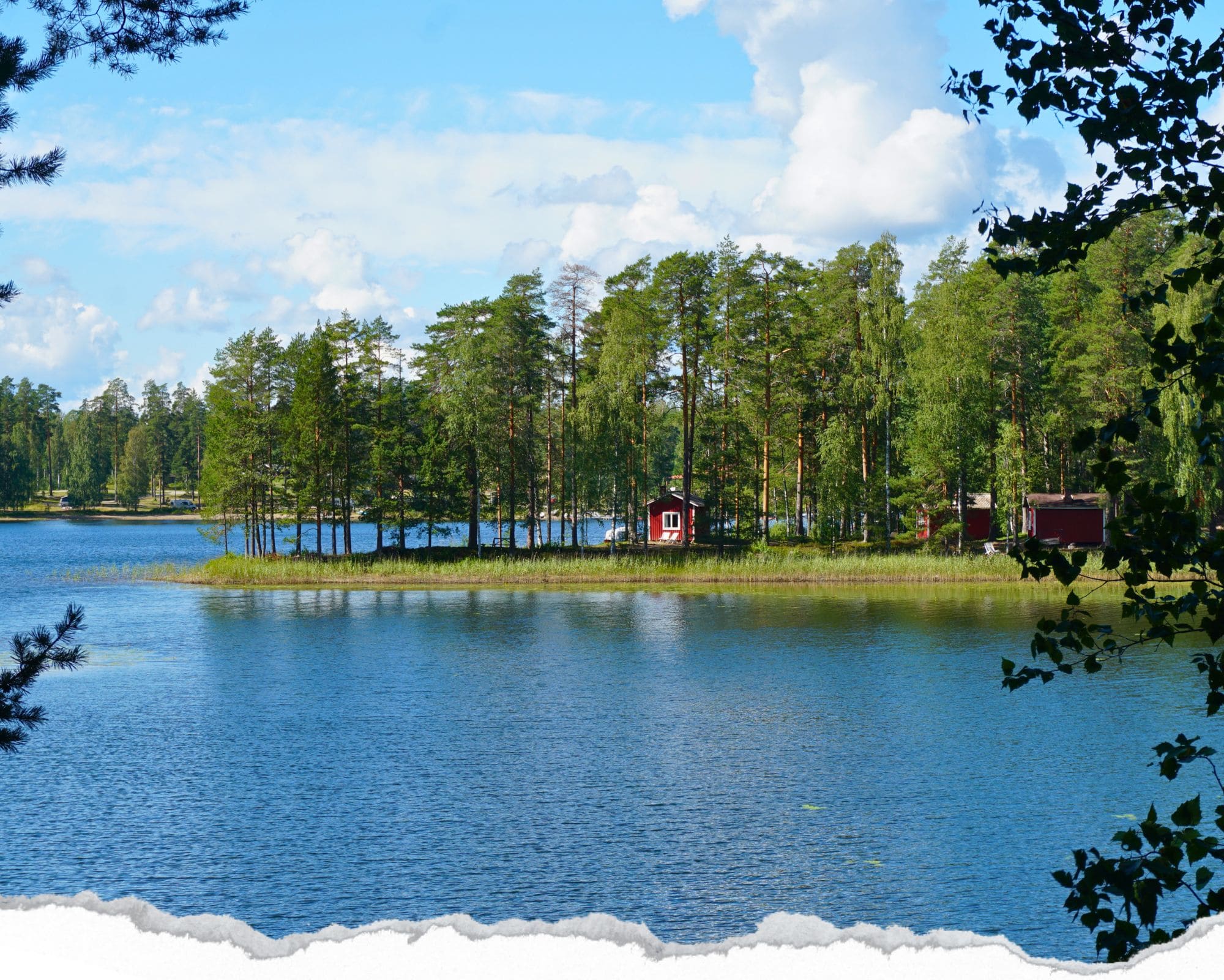 esker punkaharju, savonlinna, finlande