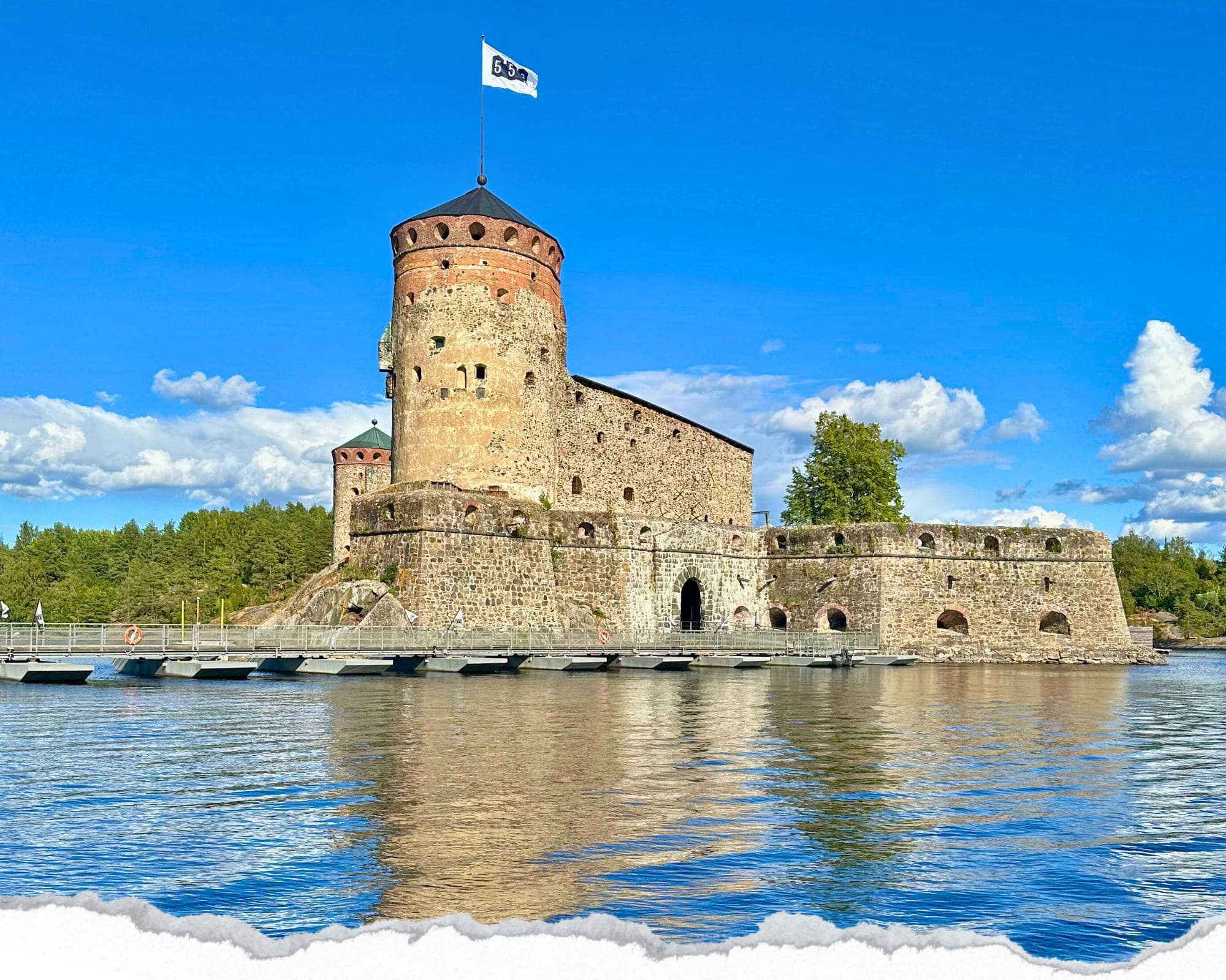 chateau de savonlinna, finlande