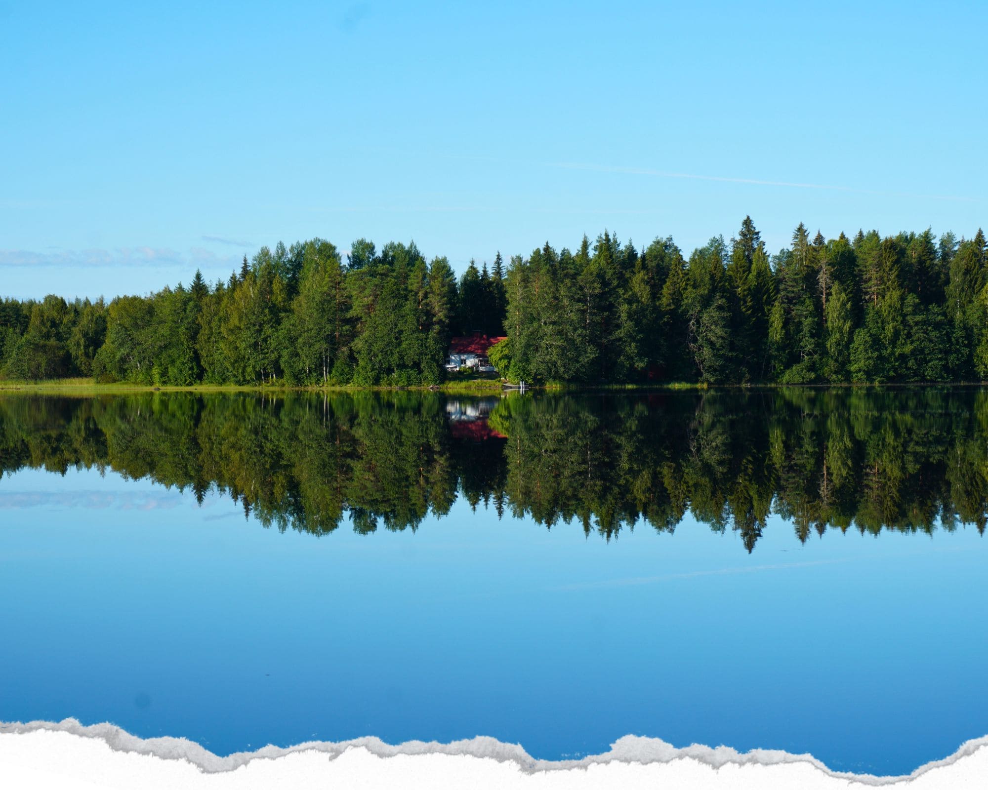 vue sur le lac, finlande