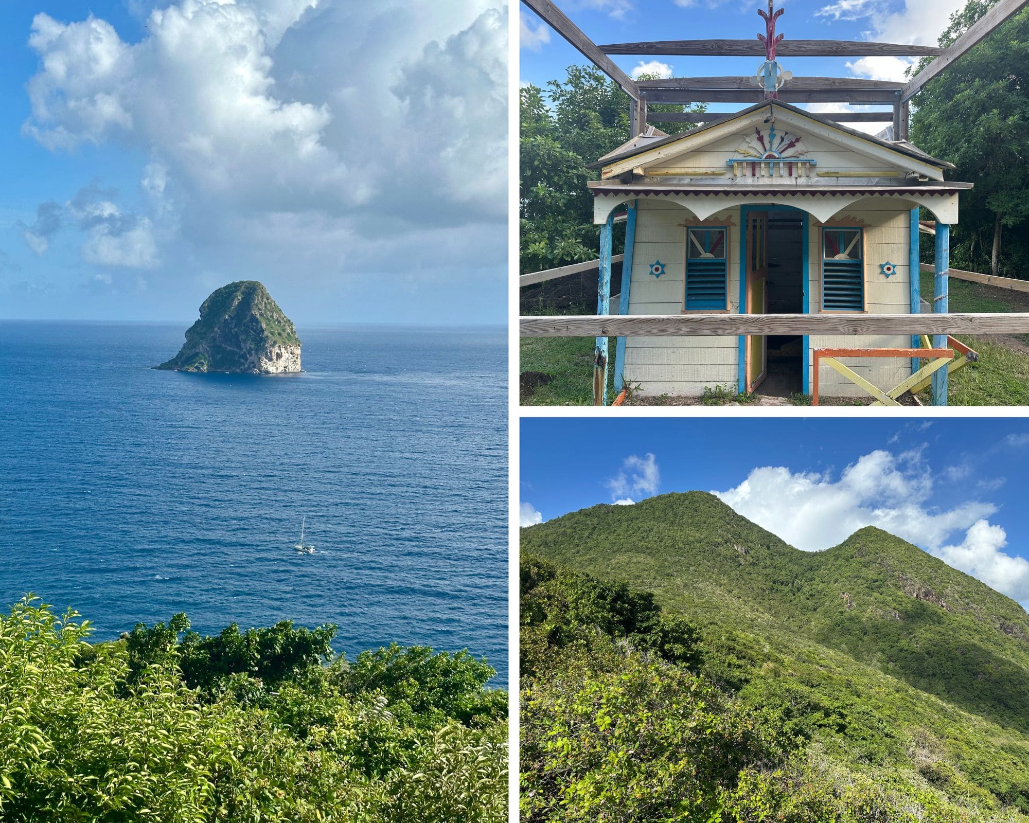rocher du diamant, martinique et maison du bagnard