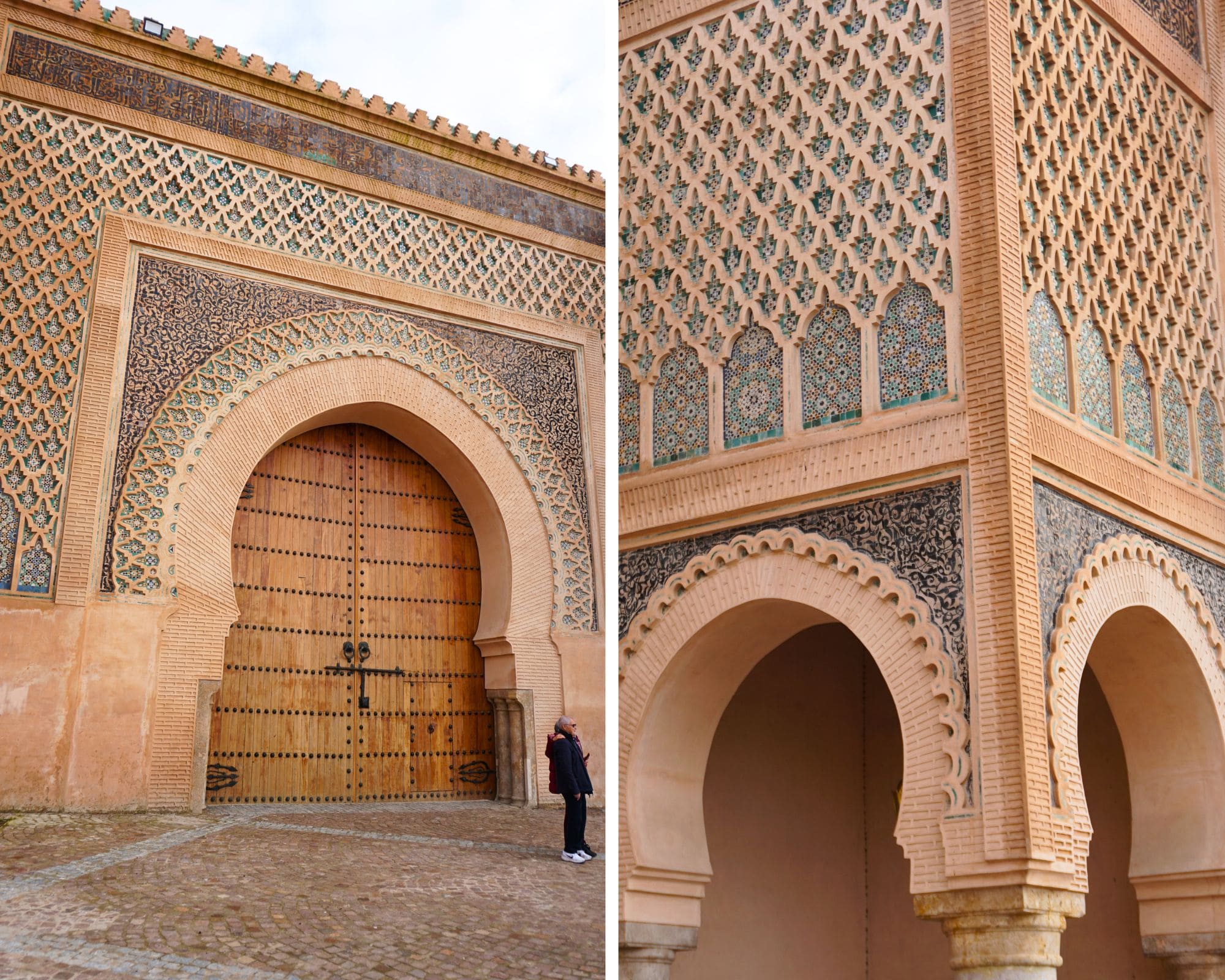 Meknes, porte Bab Mansour, maroc