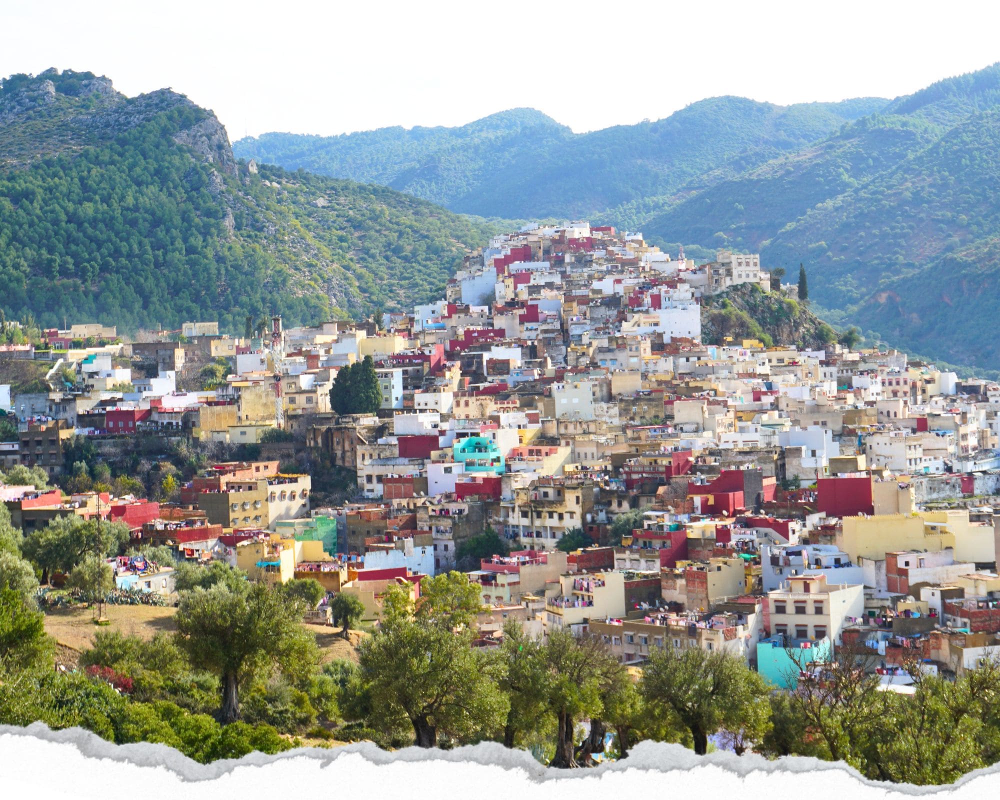 Moulay Idriss Zerhoun, maroc, volubilis
