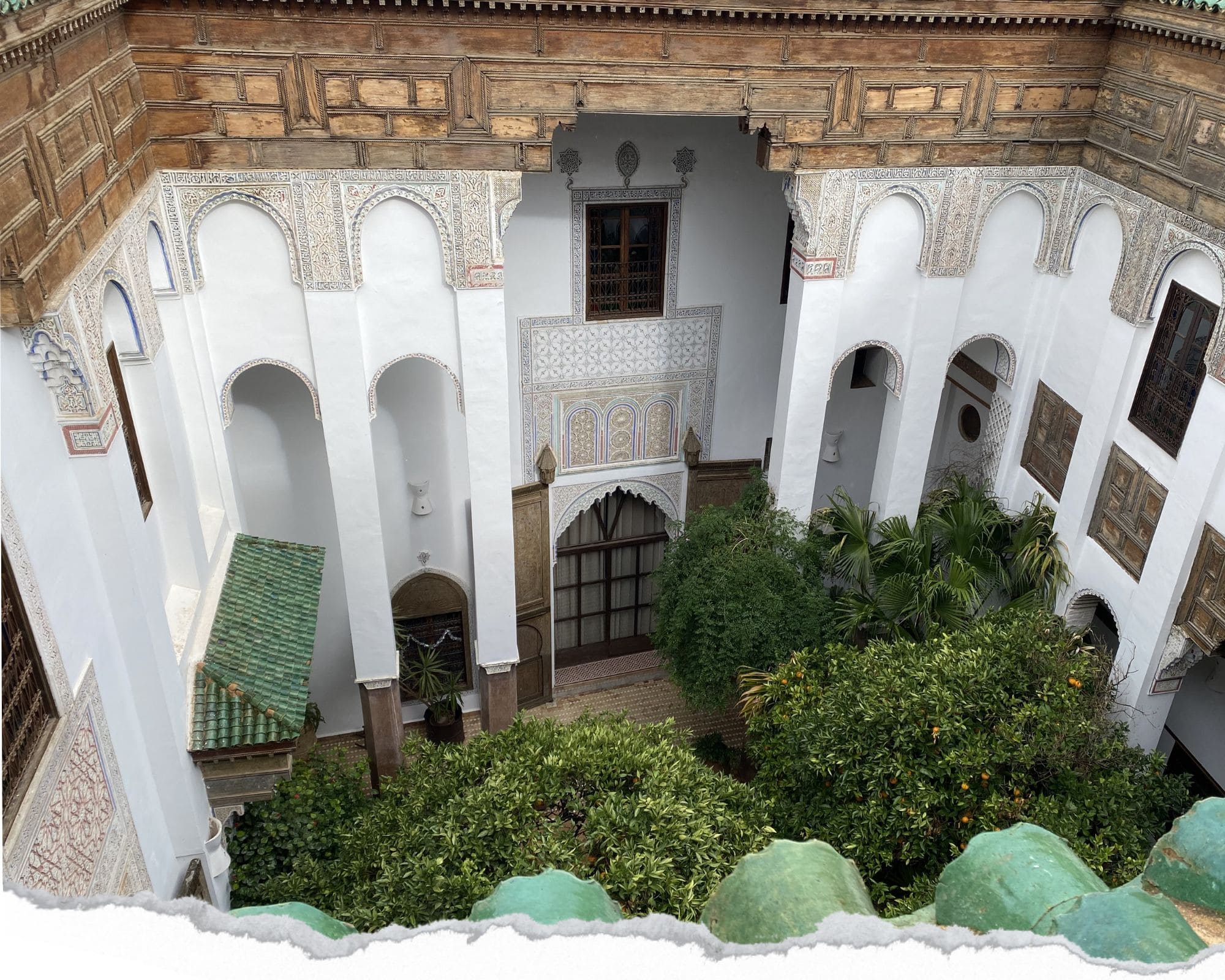 Restaurant riad laroussa, fes, maroc