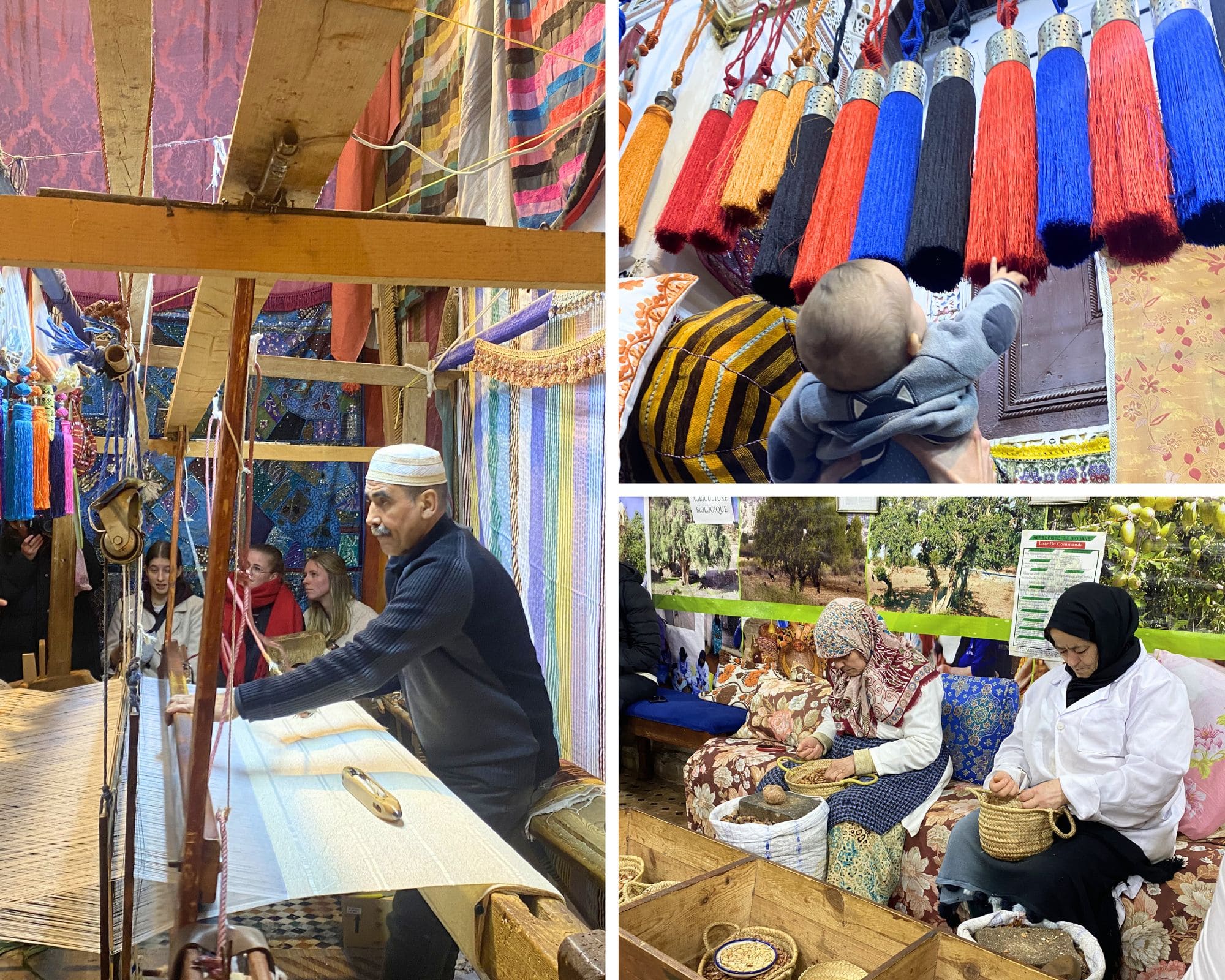 fabrication tapis, artisanat, fès, maroc