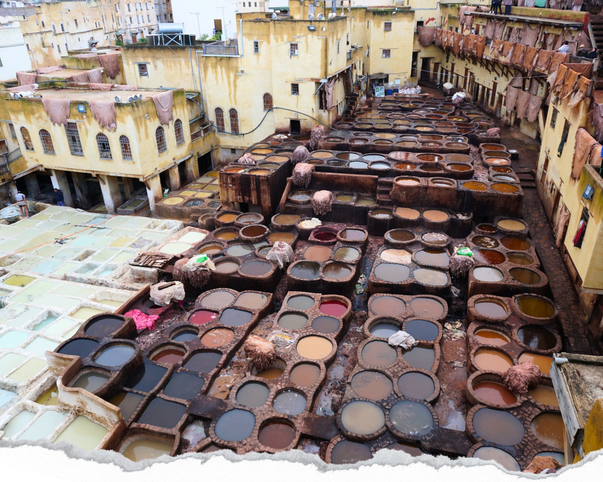 quartier des tanneurs (Chouara), fès, maroc