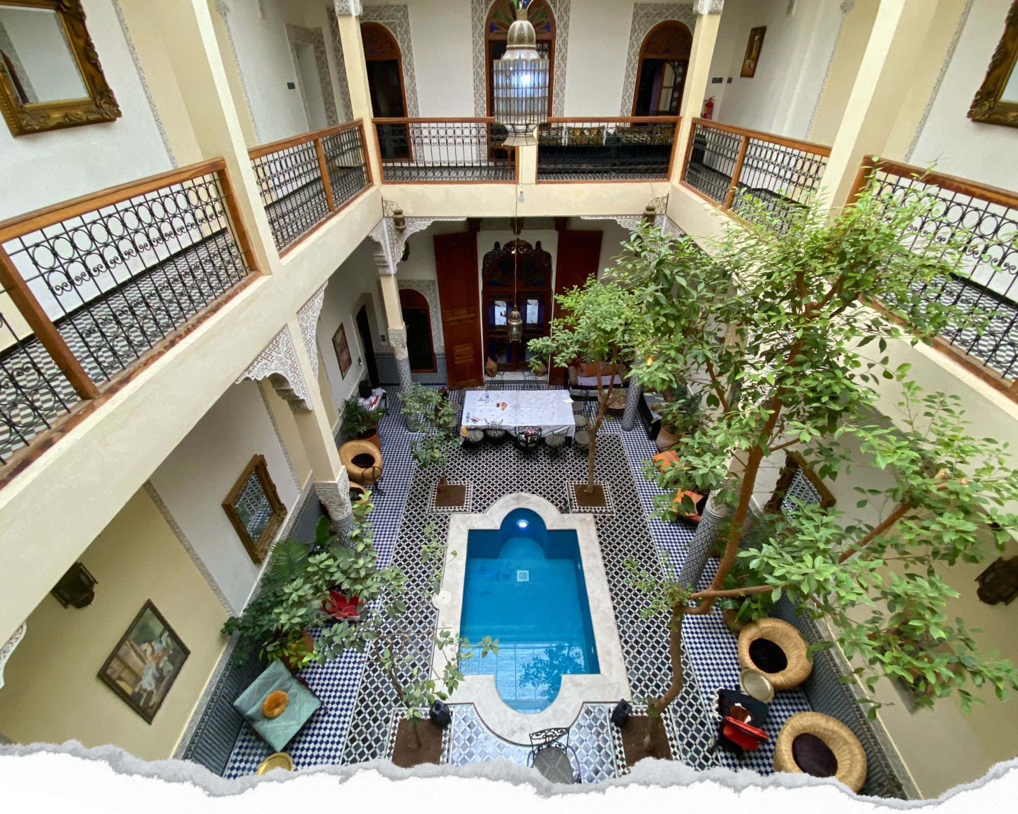 riad eleganza, fes, maroc