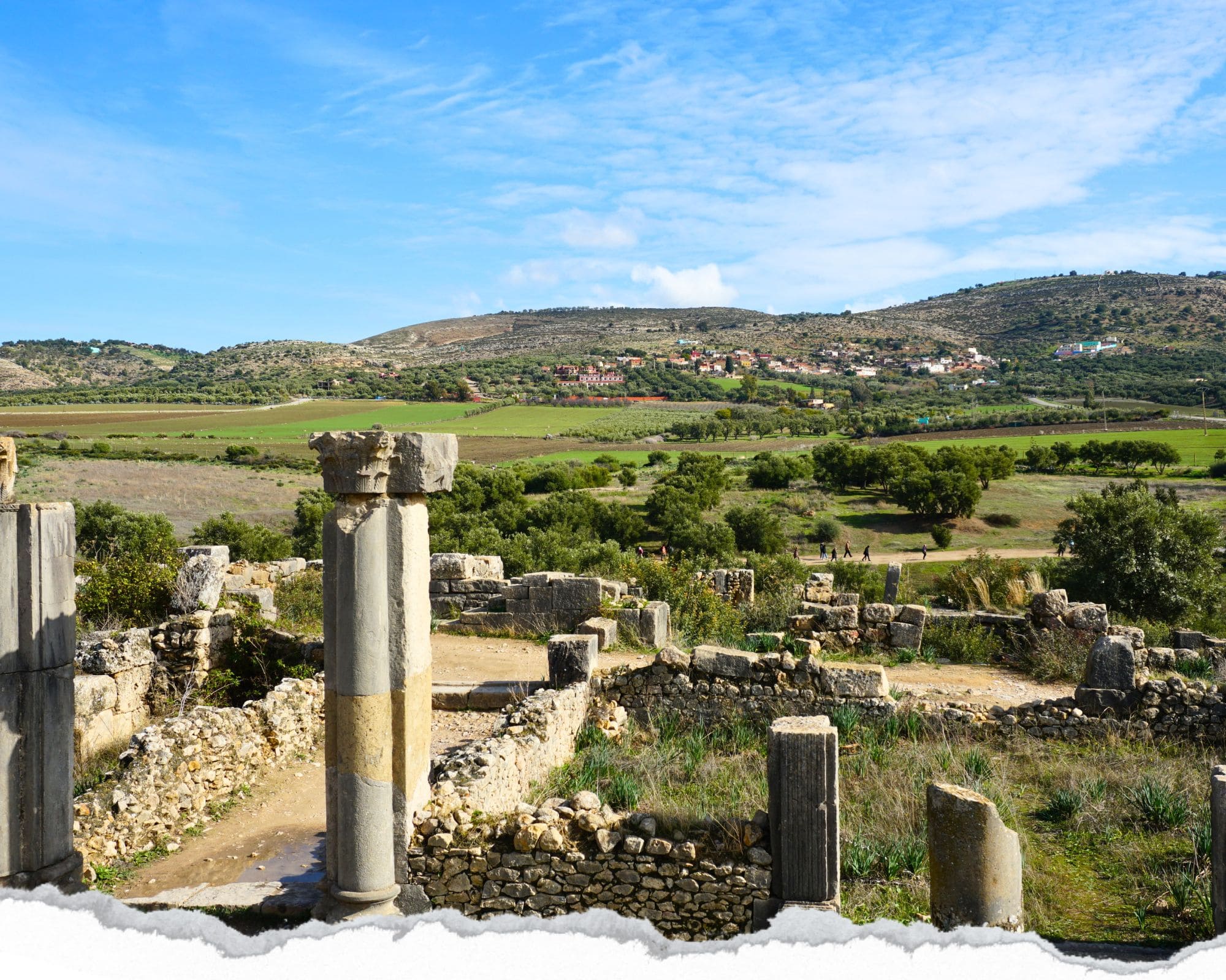 volubilis, site archéologique, maroc