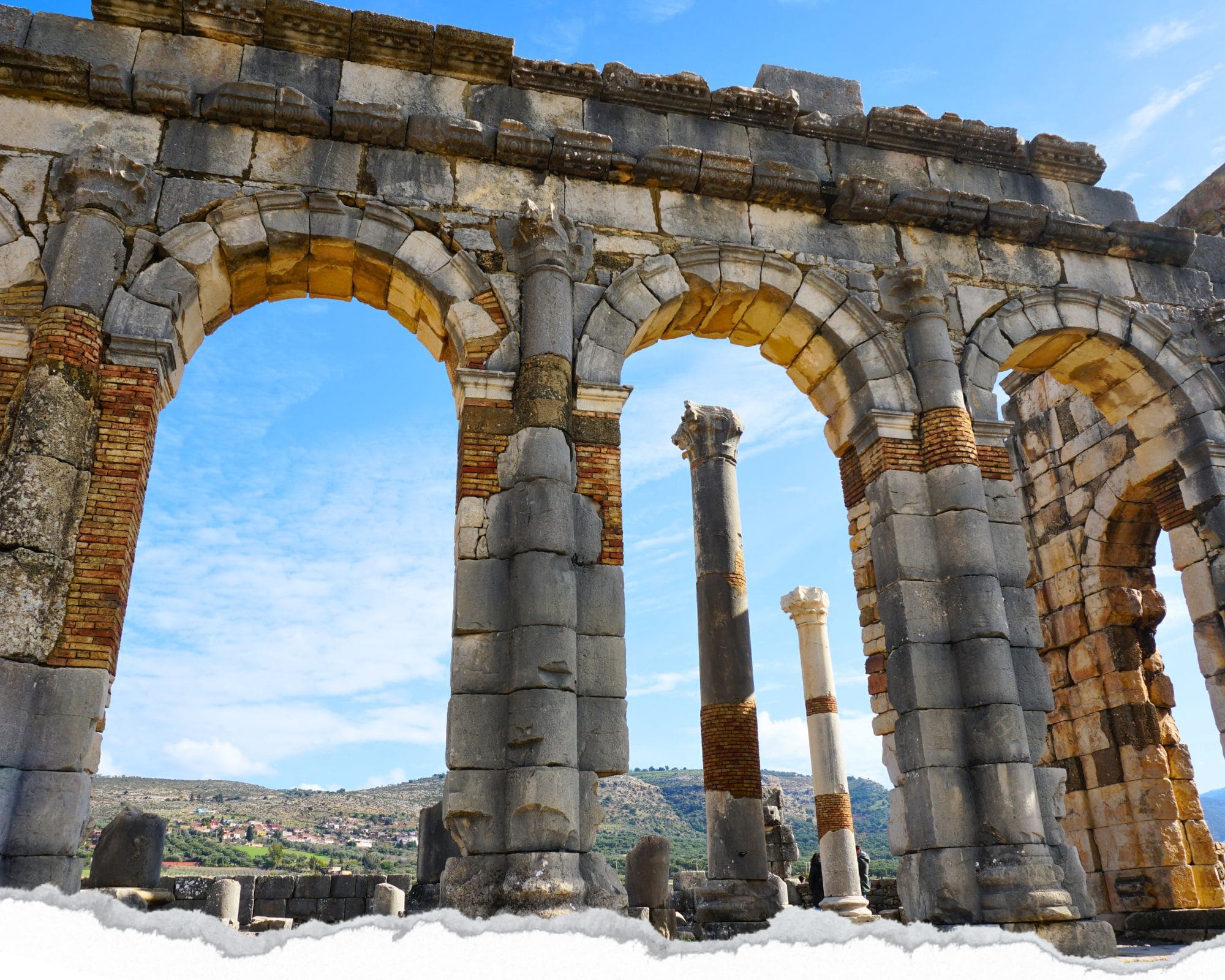 volubilis, site archéologique, maroc