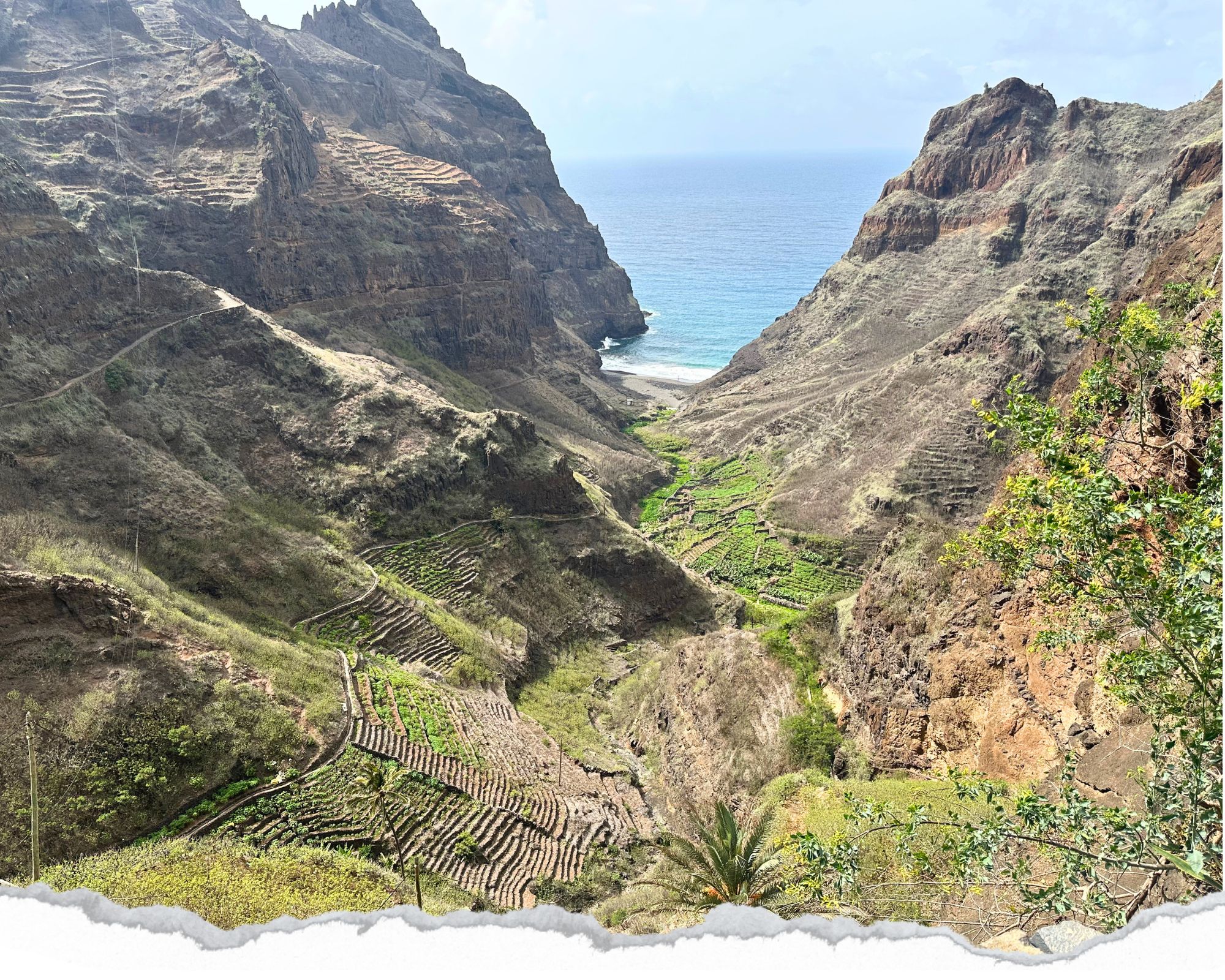 Fontainhas, Cruzinha randonnée ponta do sol, île santo antao, cap vert, cabo verde