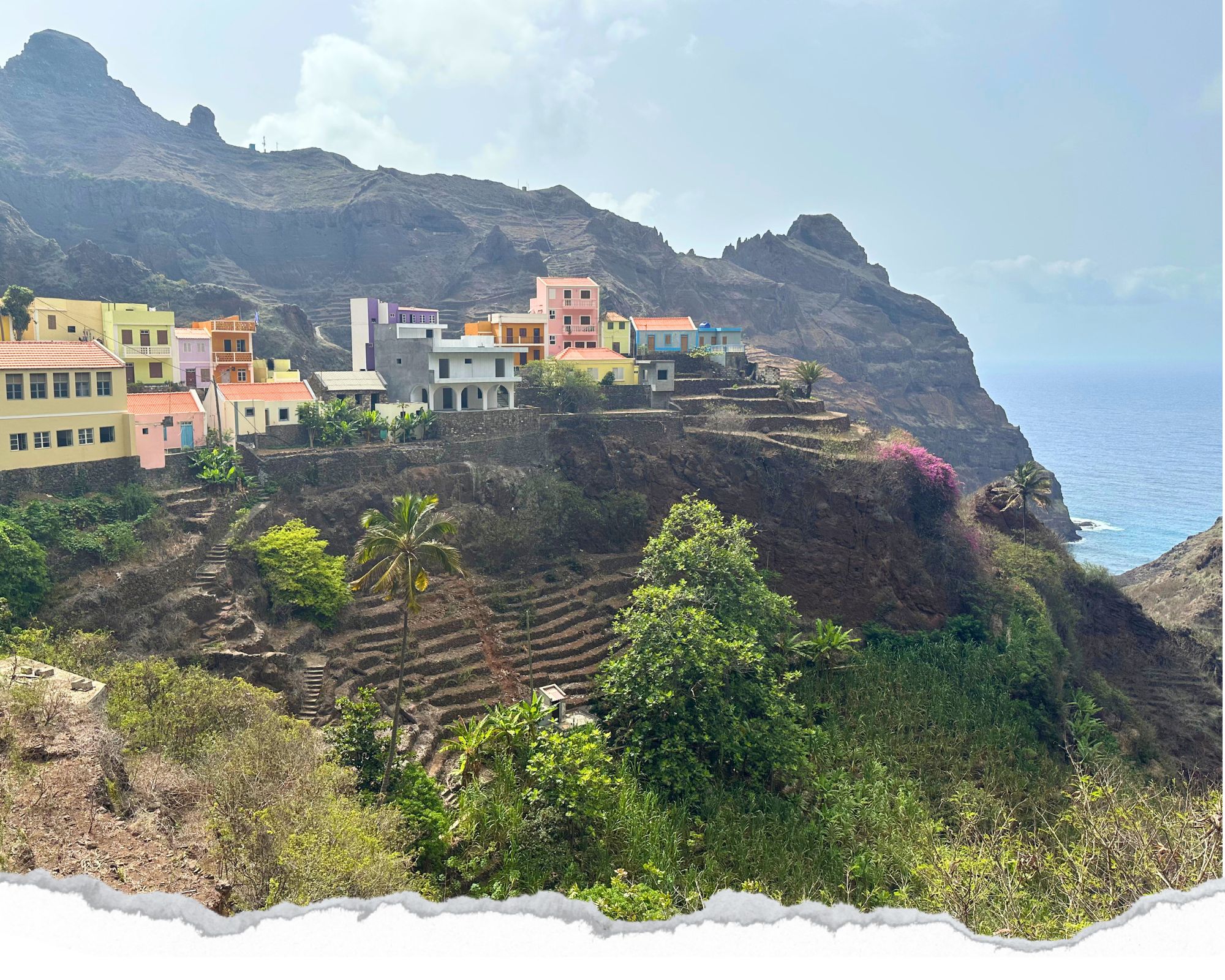 Fontainhas, Cruzinha randonnée ponta do sol, île santo antao, cap vert, cabo verde