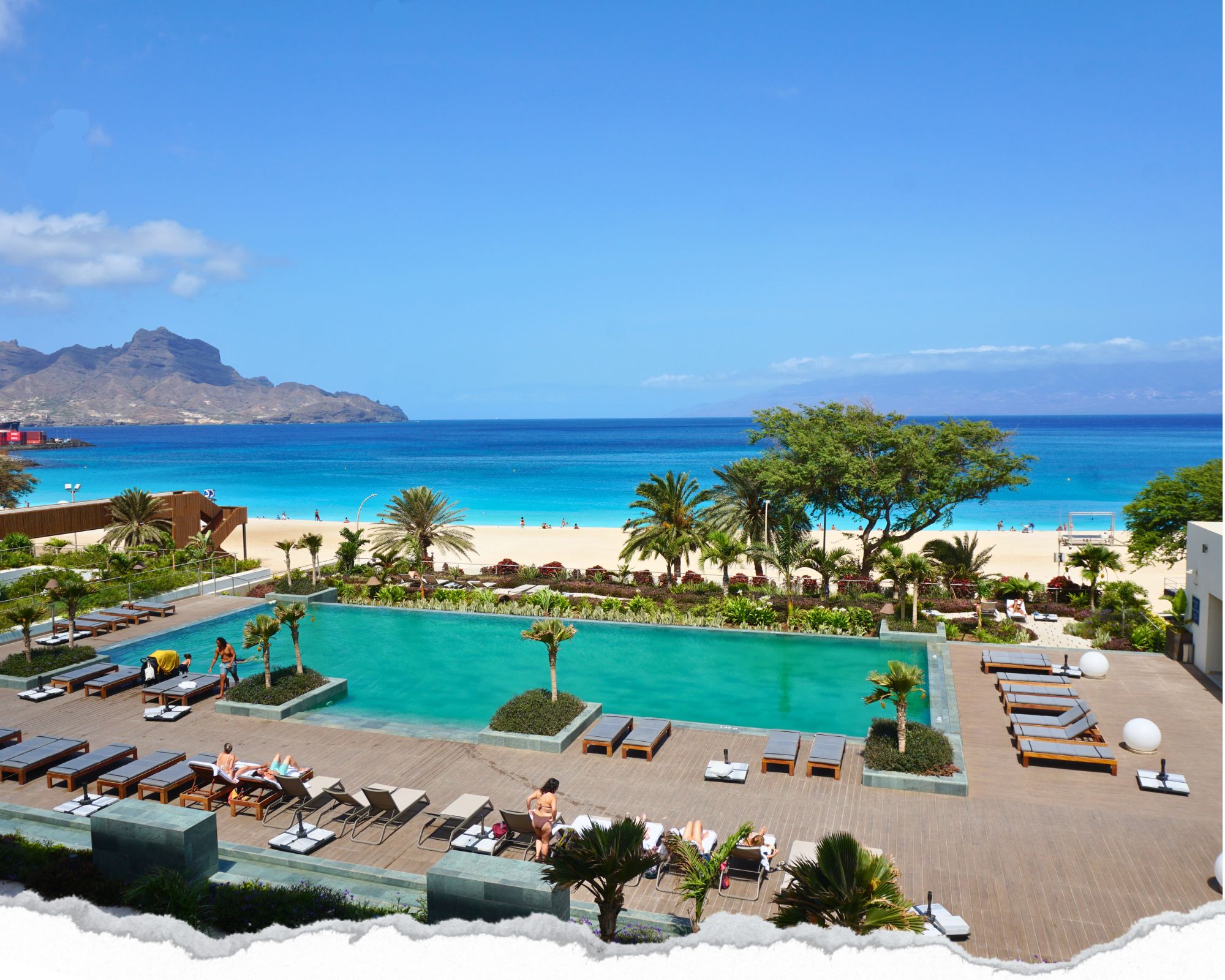 Piscine, Hôtel Sheraton, Mindelo, sao vicente, cap vert, cabo verde