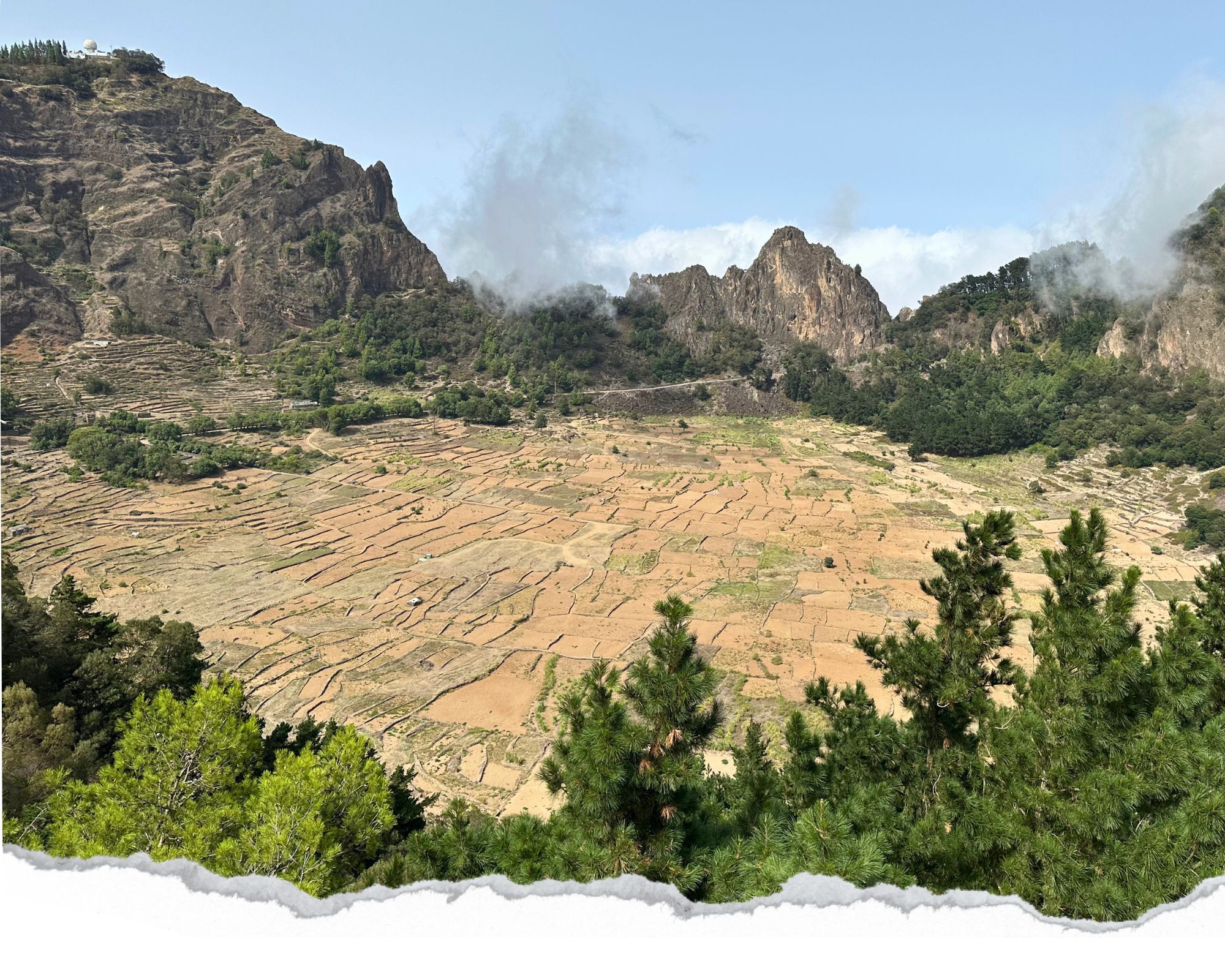 cratere de la cova, santo antao, cap vert, cabo verde