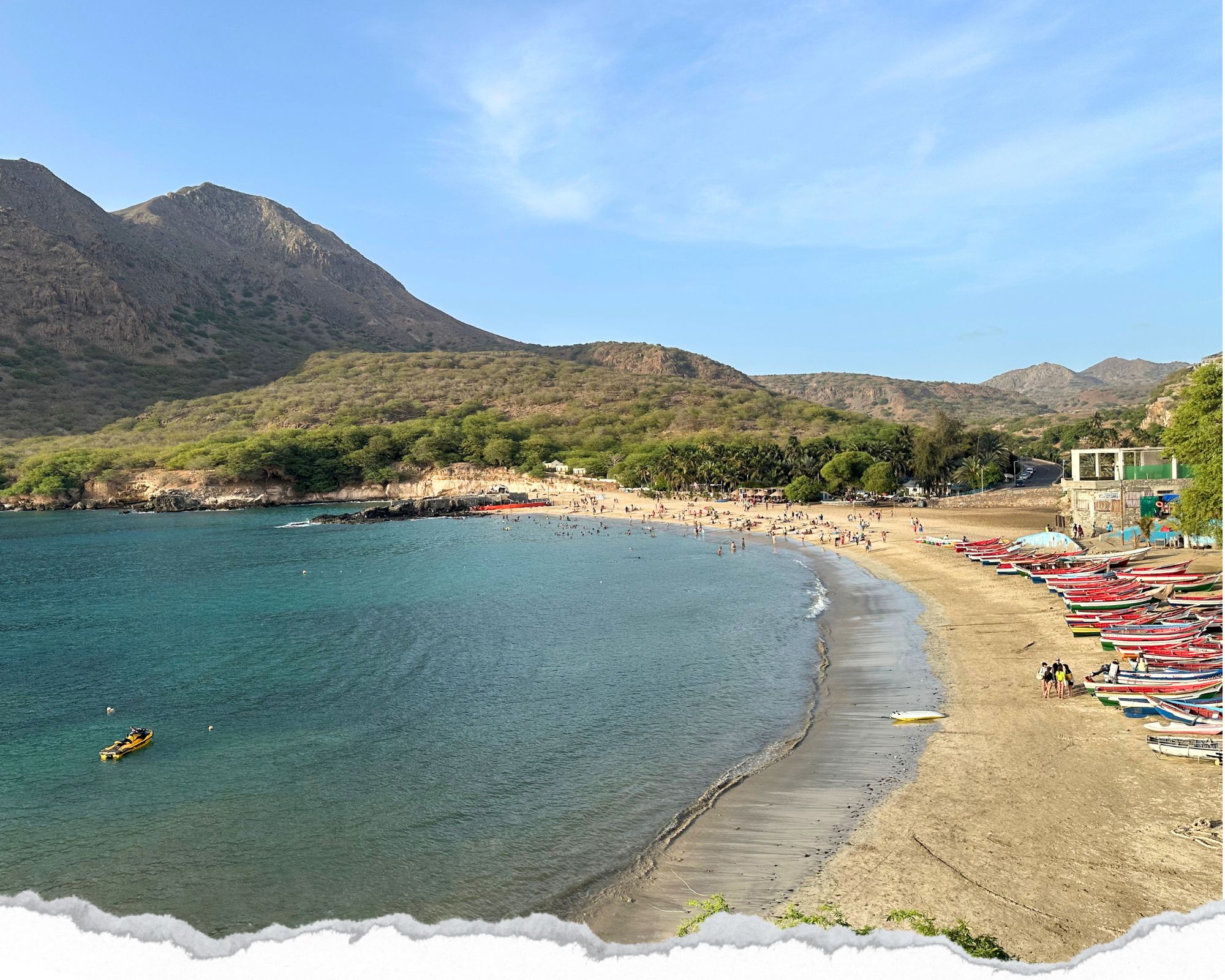 plage de tarrafal, cap vert, cabo verde