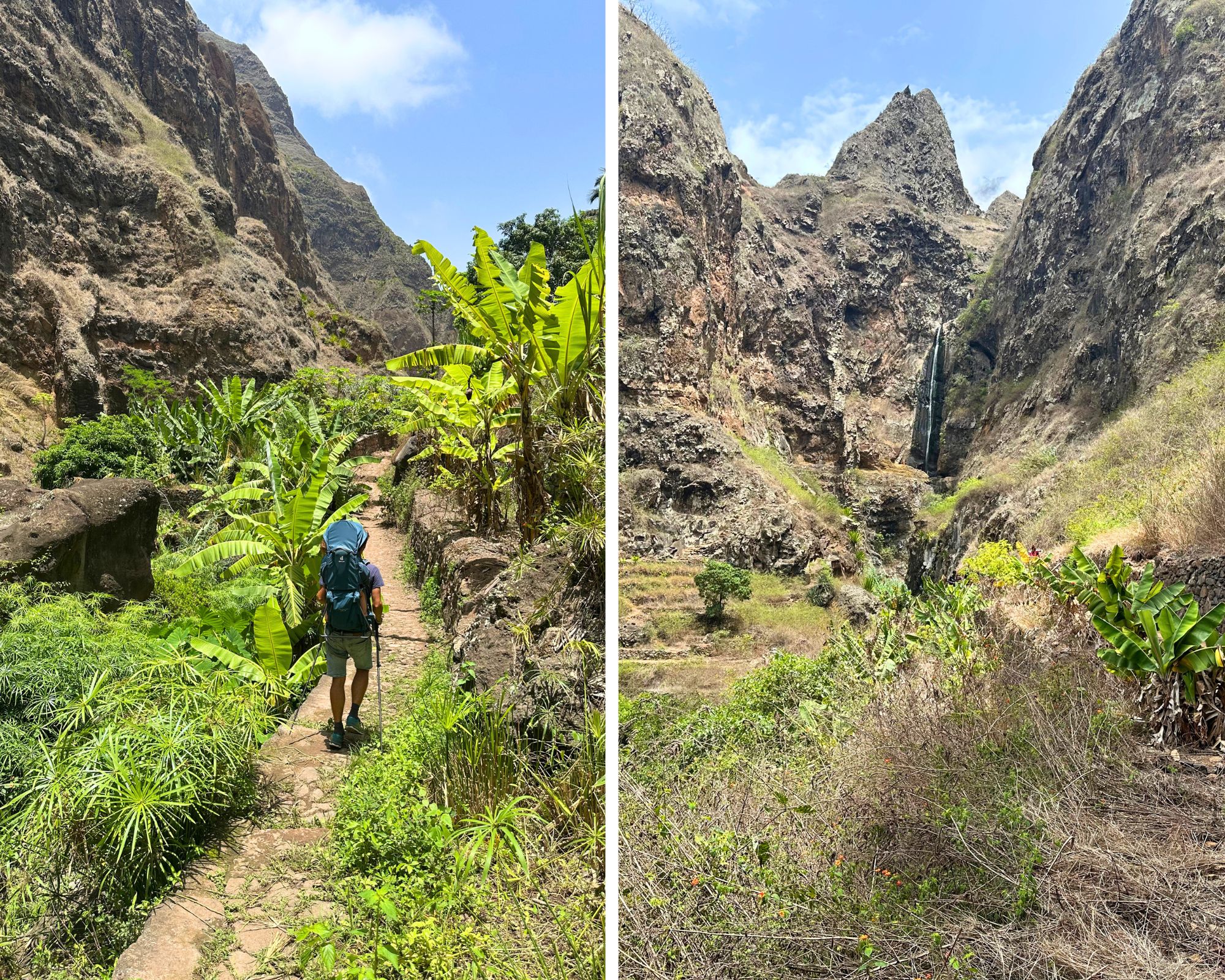 randonnée dans la vallée de xoxo, cap vert, cabo verde